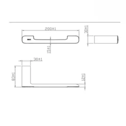 Móc giấy vệ sinh INAX KFS-946V (KFS946V) 15 Móc giấy vệ sinh INAX KFS-946V (KFS946V)