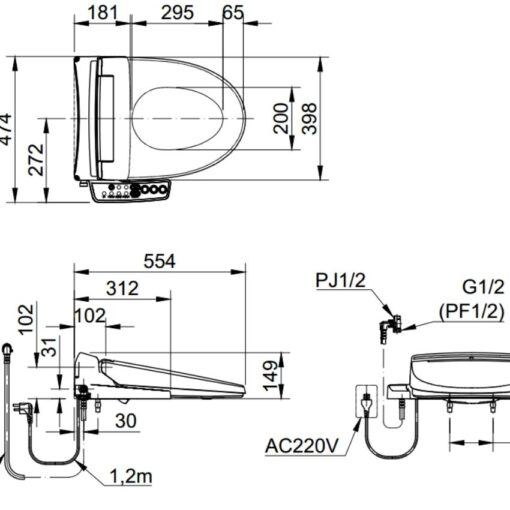 nap bon cau dien tu inax CW KB22AVN KA22AVN