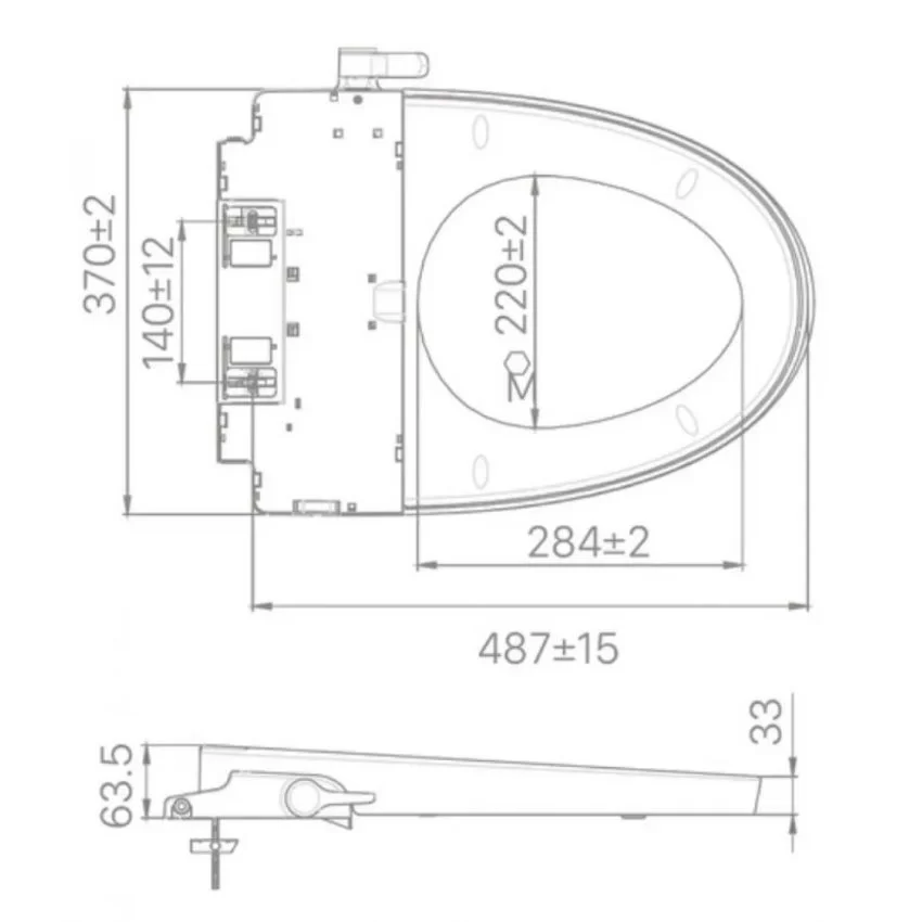 Nắp Bồn Cầu Rửa Cơ INAX CW-S32VN Phù hợp mọi bồn cầu Inax 25 Nắp Bồn Cầu Rửa Cơ INAX CW-S32VN