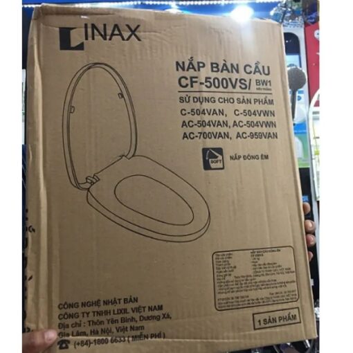 nap em bon cau inax CF 500VS 2