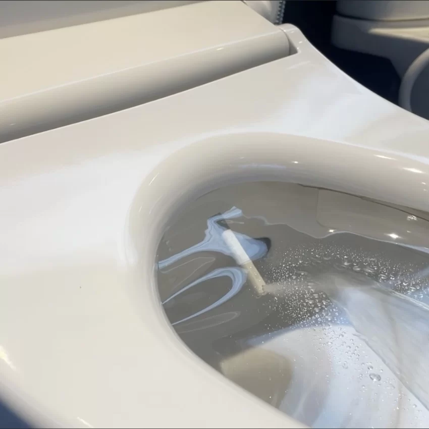 Nắp rửa cơ Eco washer TOTO TCW1211A (E4) 2 chế độ rửa trước & sau 18 Bên trong nắp rửa cơ TOTO TCW1211A E4