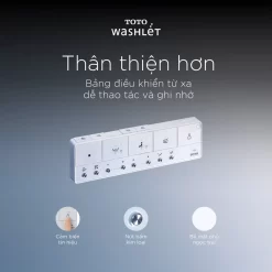 Nắp rửa điện tử Washlet S7 TOTO TCF47360GAA (W23) 8 Nắp rửa điện tử Washlet S7 TOTO TCF47360GAA (W23)