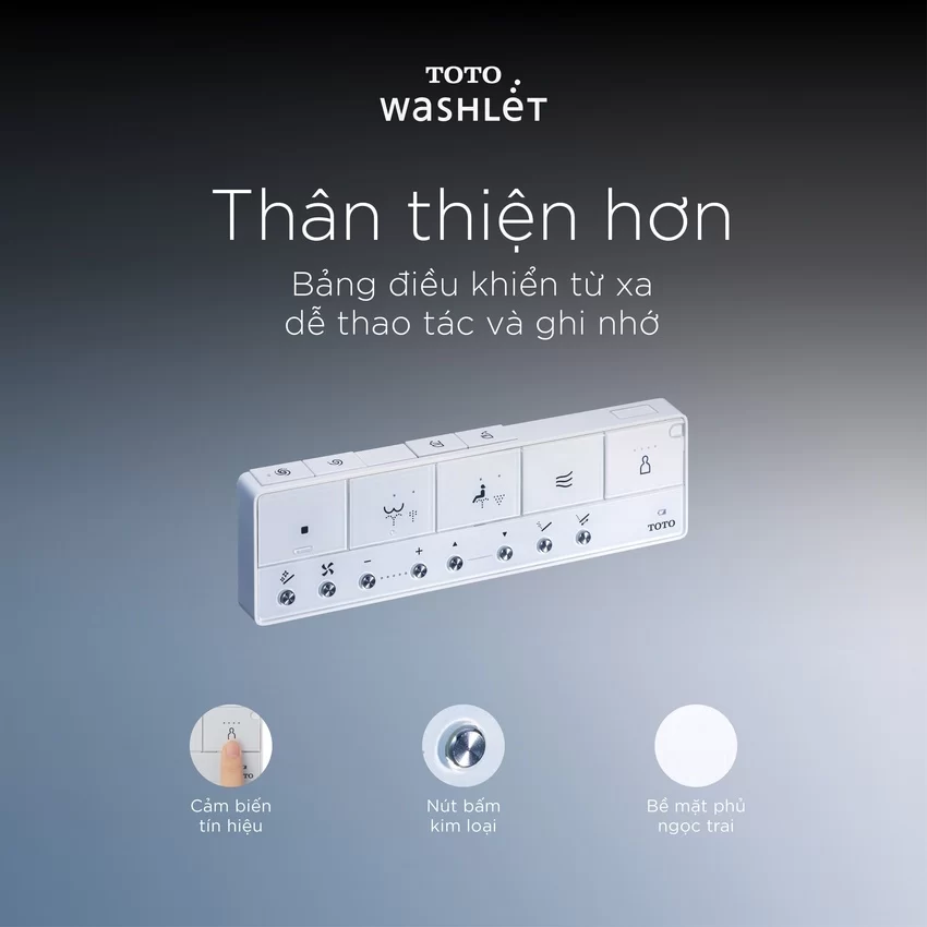 Nắp rửa điện tử Washlet S7 TOTO TCF47360GAA (W23) 12 Nắp rửa điện tử Washlet S7 TOTO - Hình 3