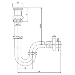 Ống thải chữ P INAX LF-105PAL (LF105PAL)