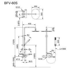 Sen cây nóng lạnh INAX BFV-60S (BFV60S)
