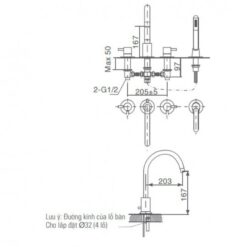 Sen cho bồn tắm INAX BFV-7000B (BFV7000B)