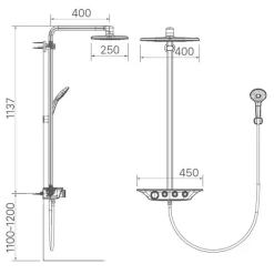 Sen cây nhiệt độ INAX BFV-655T (BFV655T)