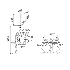 Sen tắm nóng lạnh INAX BFV-6003S (BFV6003S)