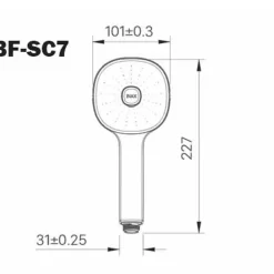 Tay sen tăng áp INAX 7C BF-SC7 (BFSC7)
