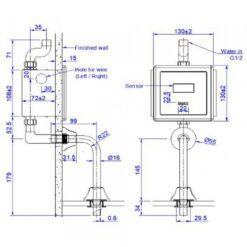 Van xả bồn tiểu Inax OKUV-30SM (OKUV30SM)