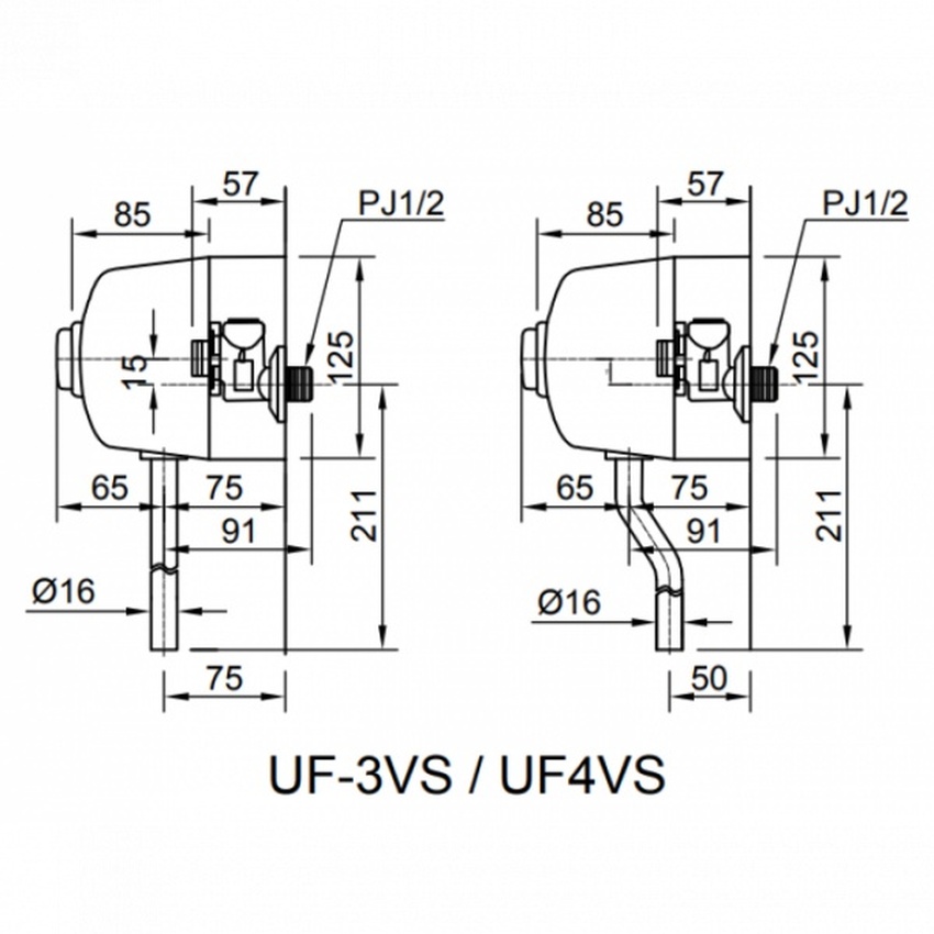 Van xả INAX UF-3VS chất lượng