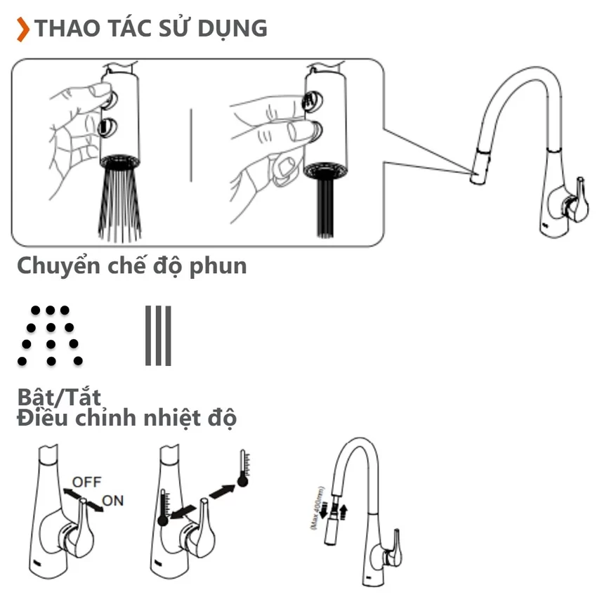 Vòi bếp INAX SFV-900SX chất lượng cao Vòi bếp INAX SFV-900SX chất lượng cao