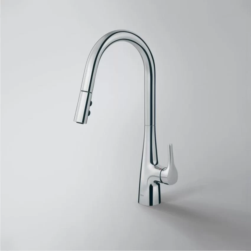 Vòi bếp dây rút nóng lạnh INAX SFV-900SX trong không gian bếp Vòi bếp dây rút nóng lạnh INAX SFV-900SX trong không gian bếp