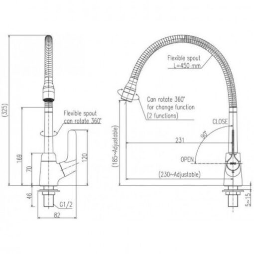 Vòi bếp lạnh INAX SFV-18 (SFV18)