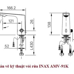 voi chau cam ung lanh inax amv 91 6