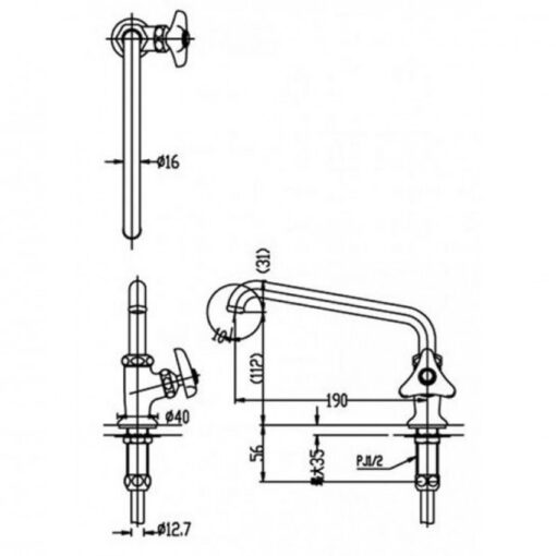 voi chau lavabo lanh inax lf 14 13 2