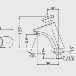voi chau lavabo lanh inax lfv p02b 2