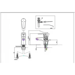 voi chau lavabo nong lanh inax lfv 1002s 6
