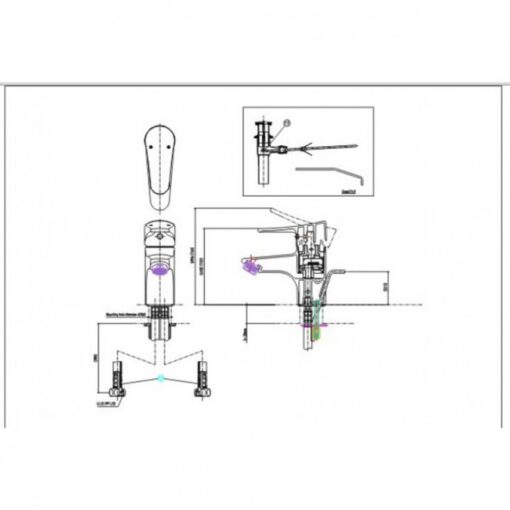 voi chau lavabo nong lanh inax lfv 1002s 6