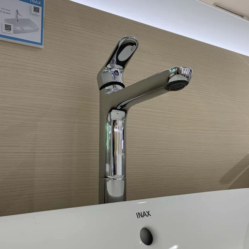 Vòi chậu lavabo nóng lạnh INAX LFV-1402SH (LFV1402SH) 8 voi chau lavabo nong lanh inax lfv 1402sh 5