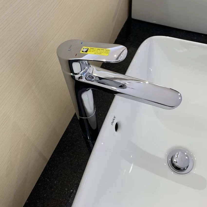 Vòi chậu lavabo nóng lạnh INAX LFV-1402SH (LFV1402SH) 6 voi chau lavabo nong lanh inax lfv 1402sh 7