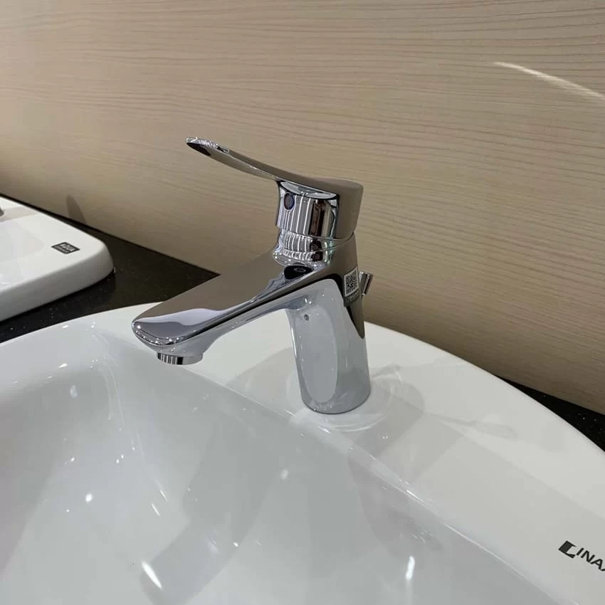 Vòi chậu lavabo nóng lạnh INAX LFV-502S (LFV502S) 3 voi chau lavabo nong lanh inax lfv 502s 9