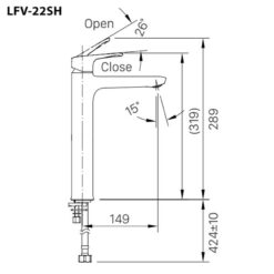 voi lavabo lanh than cao inax lfv 22sh 12