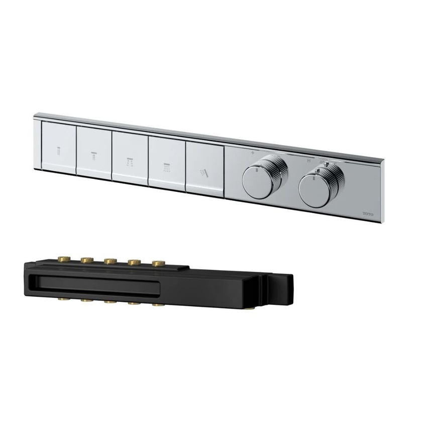 Bảng điều khiển nhiệt độ TOTO TBV11150A TBN11HC0A Bảng điều khiển nhiệt độ 5 đường nước âm tường TOTO TBV11150A/TBN11HC0A - Hải Yến Home