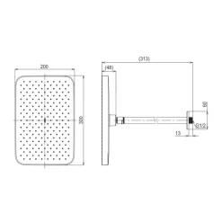 Bát sen gắn trần TOTO TBW10030V