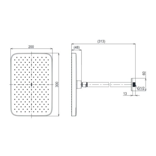 Bát sen gắn trần TOTO TBW10030V