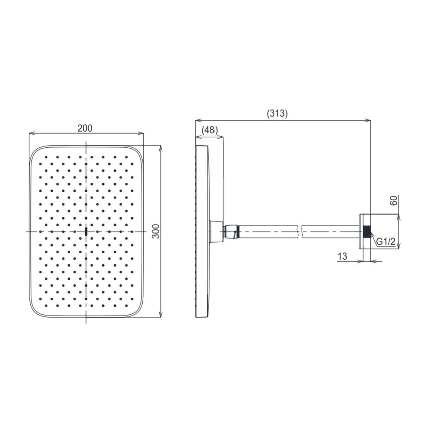 Vòi sen TOTO TBW10030V - Hải Yến Home Vòi sen TOTO TBW10030V