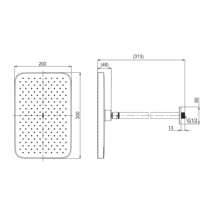 Vòi sen TOTO TBW10030V - Hải Yến Home Vòi sen TOTO TBW10030V