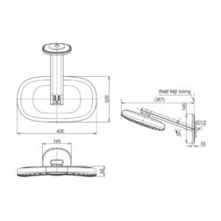 Bát sen gắn tường TOTO TBW15AB0A (1 chế độ, G Series)