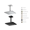 Bát sen tắm gắn trần TOTO TBW08001A1 (vuông, 200 mm) 1 Bát sen tắm gắn trần TOTO TBW08001A1 (vuông, 200 mm)