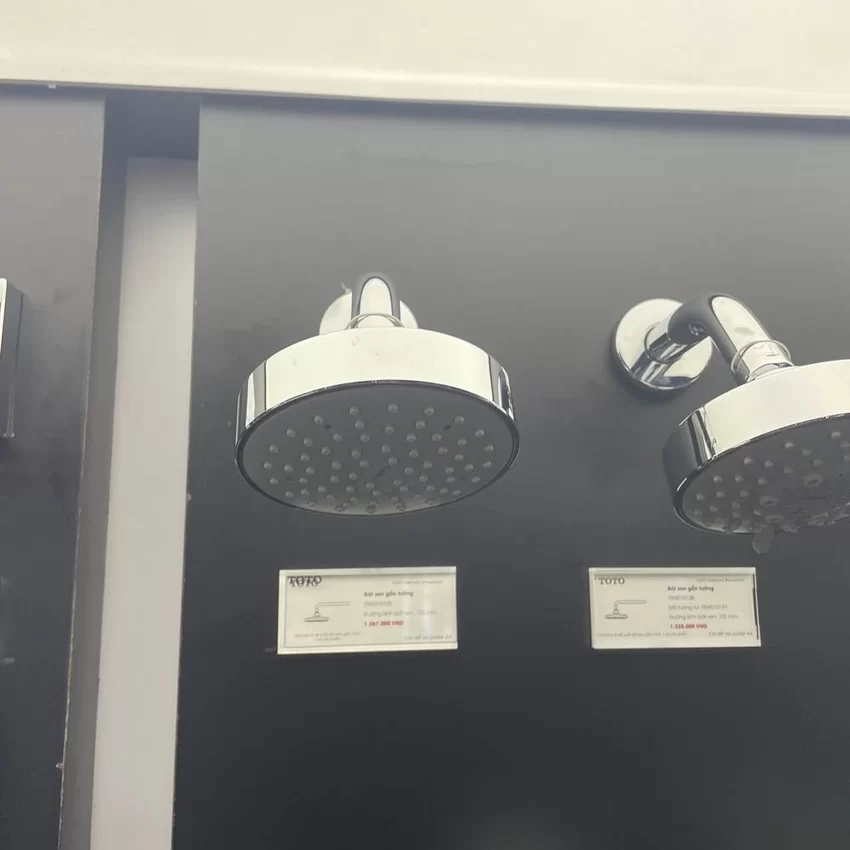 Bát sen tắm gắn tường TOTO TBW01012B (tròn, 102mm) 15 Bát sen tắm gắn tường TOTO TBW01012B - TBW01012B - Chi tiết mặt