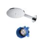 Bát sen tắm gắn tường TOTO TBW07004A kèm van âm TBN01002B (2 chế độ, 300mm)