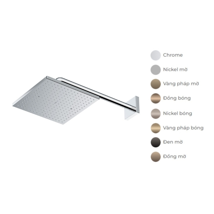 Bát sen tắm gắn tường TOTO TBW08002A vuông, 250 mm Bát sen tắm gắn tường TOTO TBW08002A vuông, 250 mm - SKU: TBW08002A