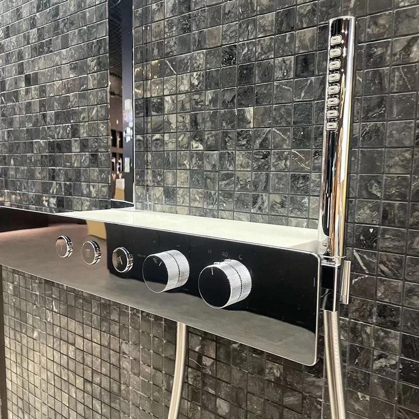 Bộ sen cây nhiệt độ TOTO TBW08407A dòng Z series kệ để đồ màu trắng 9 Bộ sen cây nhiệt độ TOTO TBW08407A dòng Z series kệ để đồ màu trắng