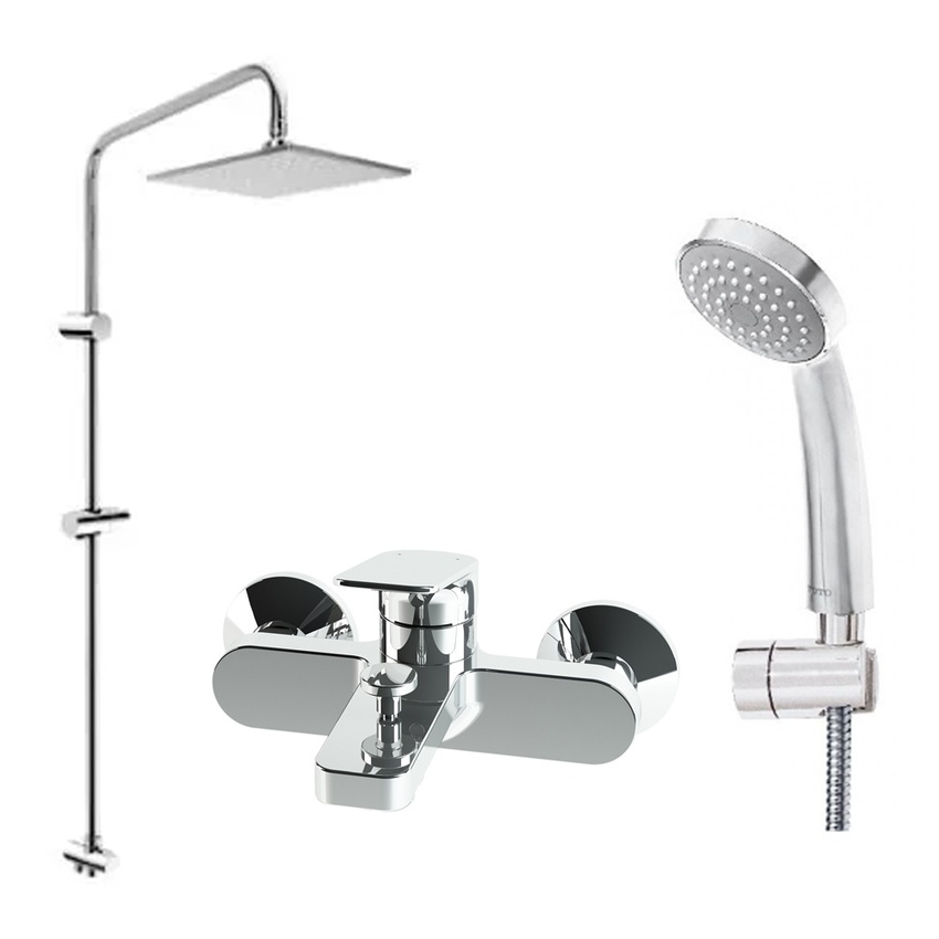 Bộ sen cây nóng lạnh TOTO DM907C1S TTMR302V DGH104ZR Bộ sen cây nóng lạnh TOTO DM907C1S TTMR302V DGH104ZR