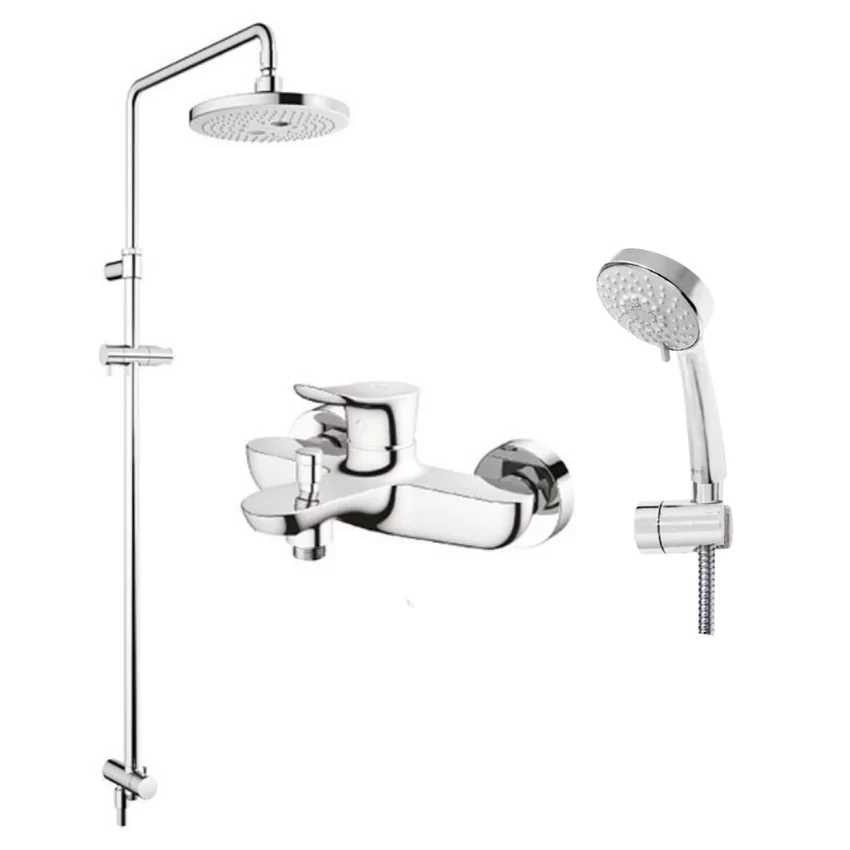 Bộ sen cây nóng lạnh TOTO TBW01001BA/TBG01302VA/DGH108ZR - Hải Yến Home Bộ sen cây nóng lạnh TOTO TBW01001BA/TBG01302VA/DGH108ZR