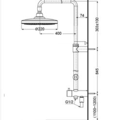 Bộ sen cây nóng lạnh TOTO TBW01002BA TBG01302VA TBW01035V
