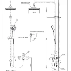 Bộ sen cây nóng lạnh TOTO TBW01002BA TBG03302VA TBW01010A 14 Bộ sen cây nóng lạnh TOTO TBW01002BA TBG03302VA TBW01010A