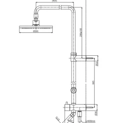 Bộ sen cây nóng lạnh TOTO TBW07005A TBG04302VA TBW01010V 13 Bộ sen cây nóng lạnh TOTO TBW07005A TBG04302VA TBW01010V