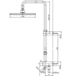 Bộ sen cây nóng lạnh TOTO TBW08006A TBG08302VA TBW02006A
