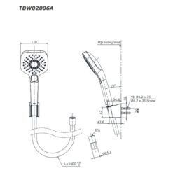 Bộ sen cây nóng lạnh TOTO TBW08006A TBG08302VA TBW02006A