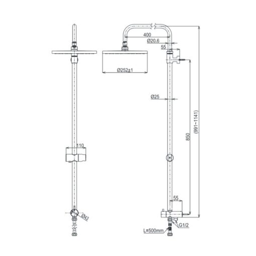 Bộ sen cây nóng lạnh TOTO TBW13020V TBS04302V TBW09010V