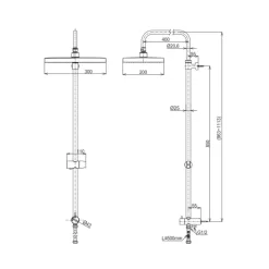 Bộ sen cây nóng lạnh TOTO TBW13040V TBG04302VA TBW07009A 13 Bộ sen cây nóng lạnh TOTO TBW13040V TBG04302VA TBW07009A