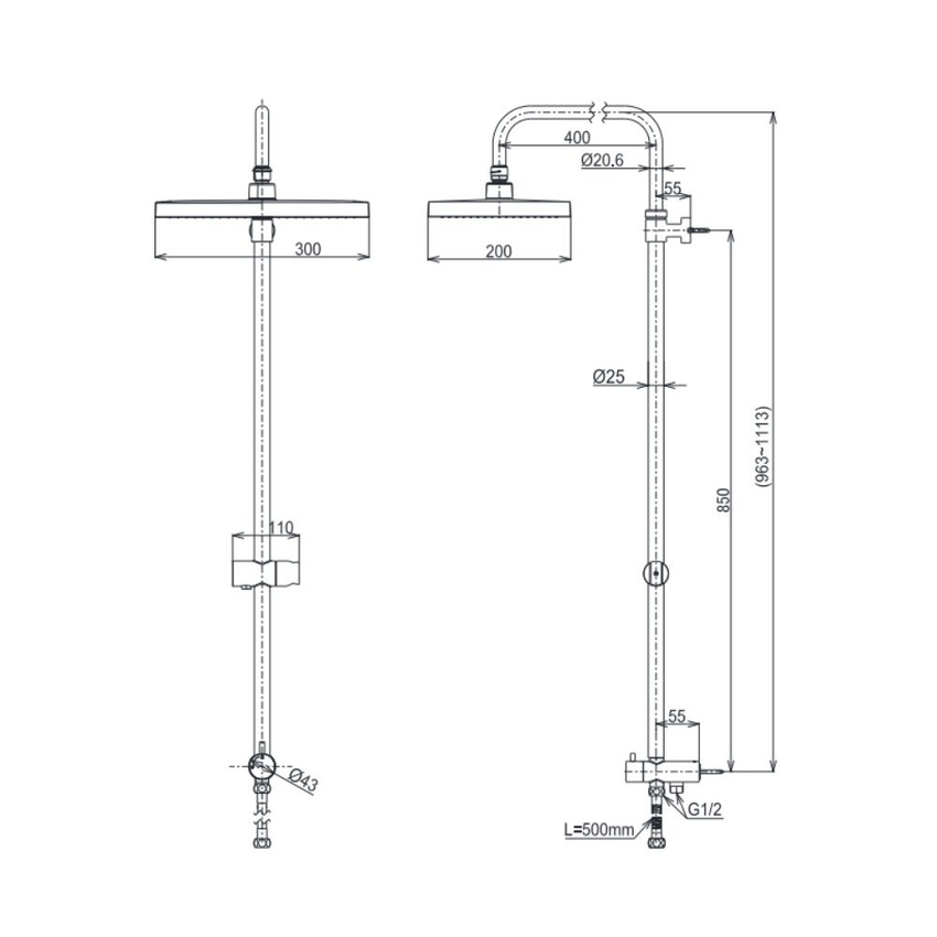 Bộ sen cây nóng lạnh TOTO TBW13040V/TBS06302V/TBW09010V - Ảnh 5