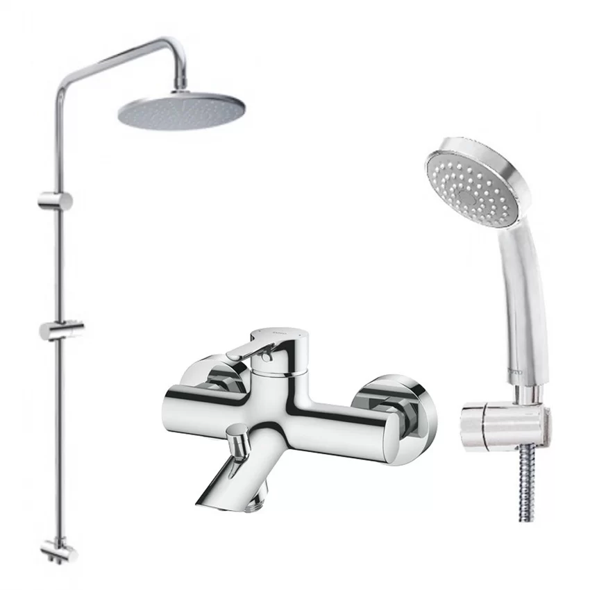 Thiết kế Tinh Tế Của Bộ Sen Nóng Lạnh TOTO Thiết kế tinh tế của Bộ Sen Cây TOTO DM907CS TBS01302V DGH104ZR