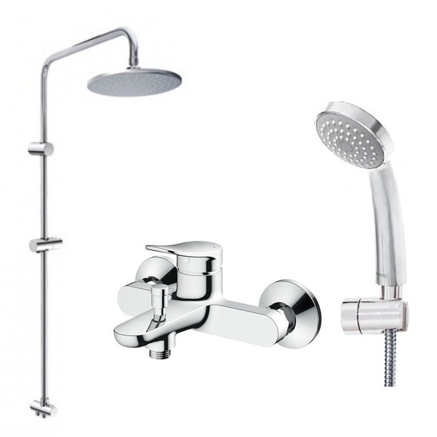 Bộ sen cây tắm nóng lạnh TOTO DM907CS TBS04302V DGH104ZR - Hình ảnh 1